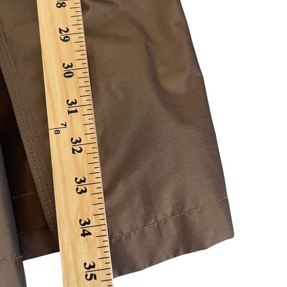 Talbots Size Small Vintage Trench Bronze Brown Coat Belted - Picture 10 of 10